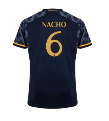 Real Madrid Nacho #6 Replika Udebanetrøje 2023-24 Kortærmet